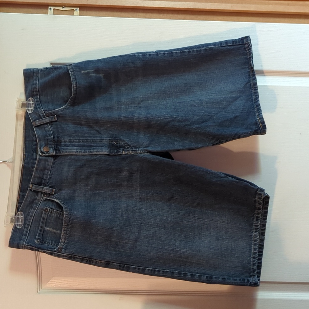 Distressed Levi shorts